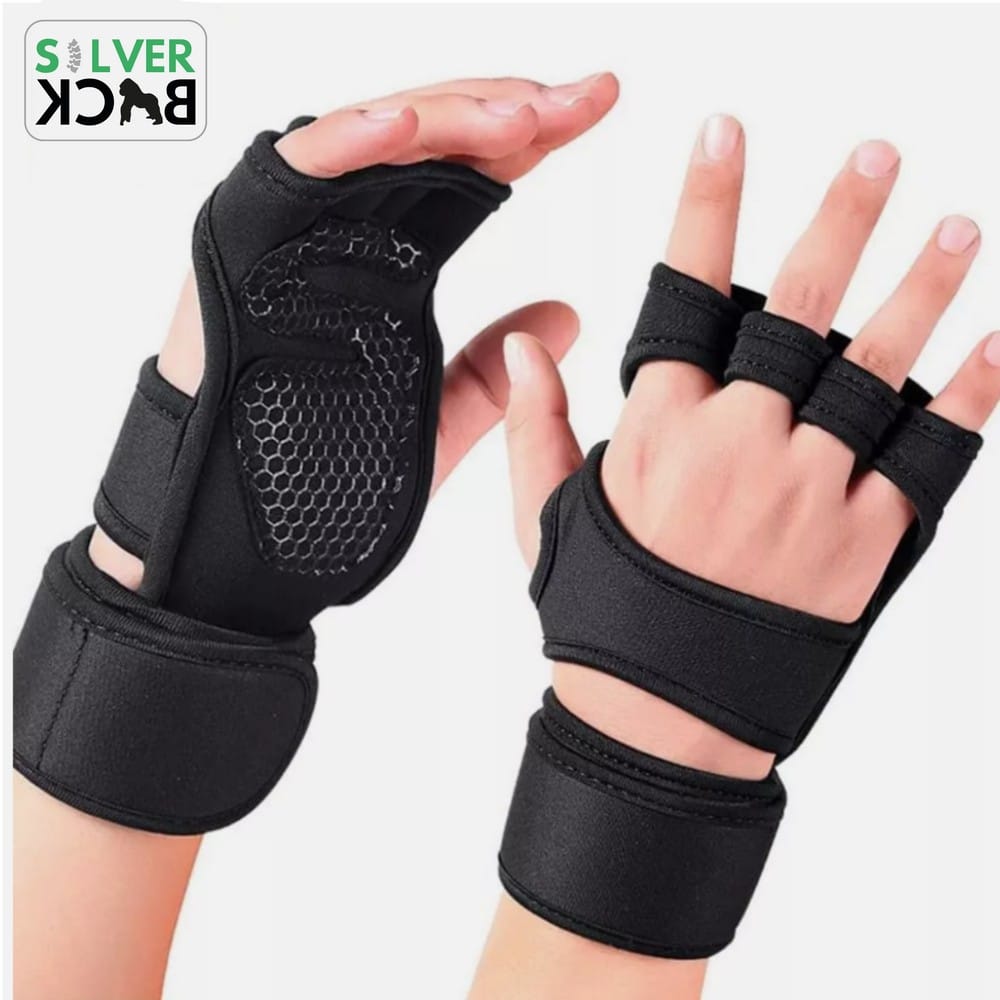 1 Silverback GorillaGrip Gym Gloves for Men & Women